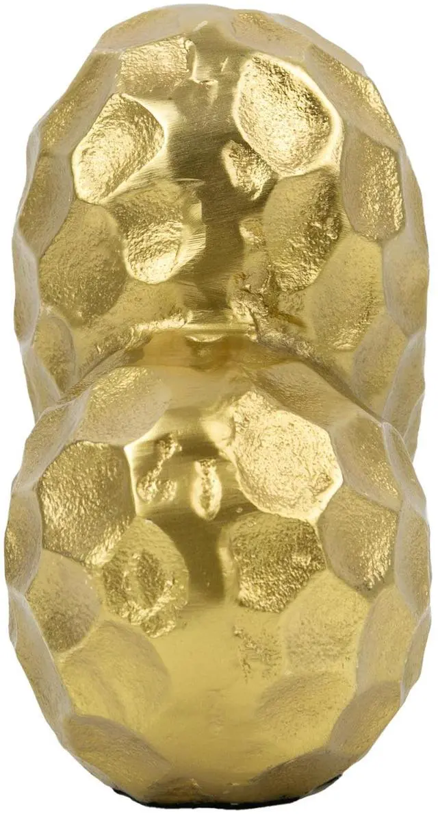 Alt view image 6 of 7 - Mainstays Gold Heart Figurine, Modern Minimalist Metallic Tabletop Decor Accent for Shelf, Desk & Home Decoration