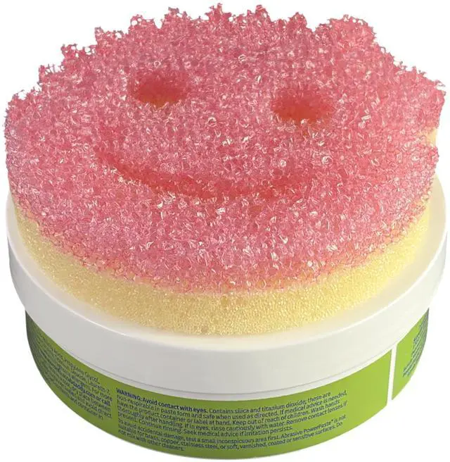 Alt view image 3 of 6 - Scrub Daddy PowerPaste AllPurpose Cleaning Kit, Citrus Scent, MultiSurface Cleaner Paste with Scrub Mommy Sponge, 5.29 oz
