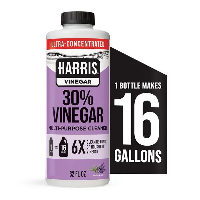 Alt view image 5 of 7 - Harris 30% Vinegar Concentrate MultiPurpose Cleaner, Lavender Scent, 6X Stronger Than Regular Household Vinegar, Makes 16 Gallons, 32 fl oz