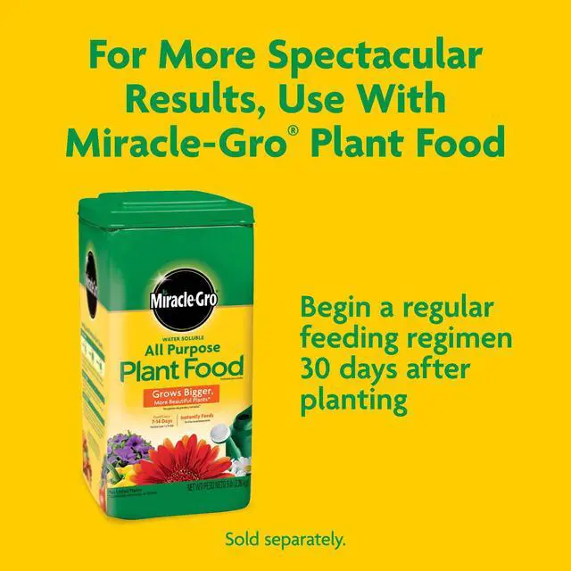 Alt view image 2 of 7 - MiracleGro Potting Mix Soil, Indoor & Outdoor Container Soil for Potted Flowers, Vegetables and Shrubs, Feeds Plants Up to 6 Months, 25 Quart