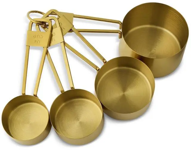 Main image of Thyme & Table Gold Stainless Steel Nesting Measuring Cup Set, 4-Piece