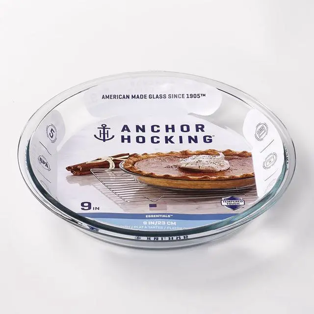 Alt view image 7 of 7 - Anchor Hocking 9" Glass Pie Pan (2 Pack)