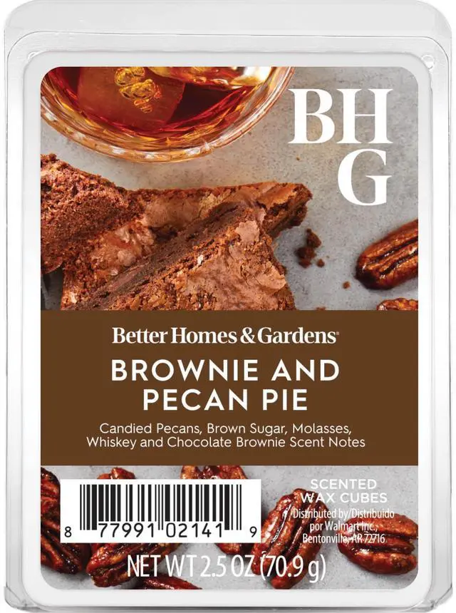Alt view image 2 of 5 - Better Homes & Gardens (3 Pack) Brownie Pecan Pie Scented Wax Melts, 2.5 oz (1-Pack)