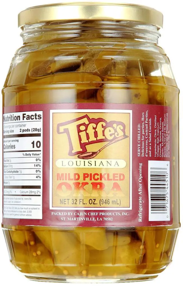 Main image of Louisiana Mild Pickled Okra by Tiffe'S