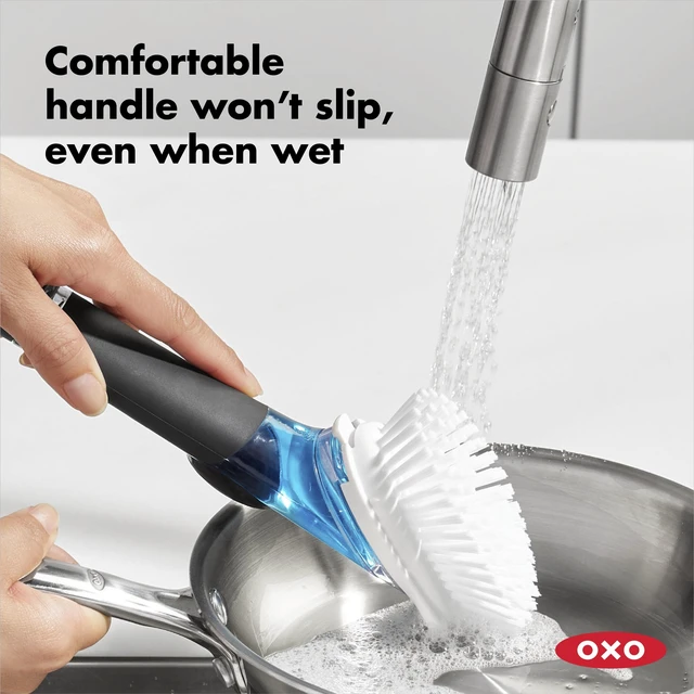 Alt view image 5 of 6 - OXO SoftWorks Soap Dispensing Dish Brush Lever