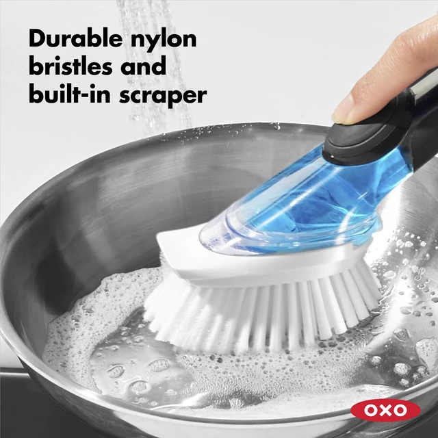 Alt view image 2 of 6 - OXO SoftWorks Soap Dispensing Dish Brush Lever