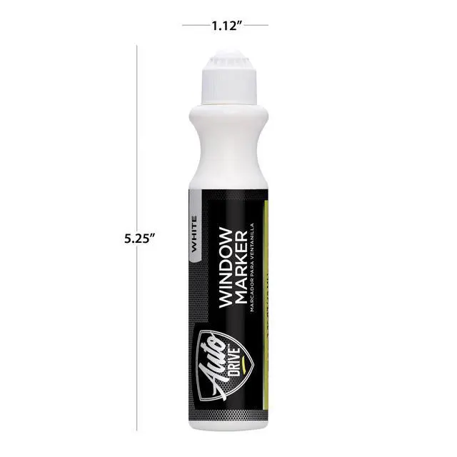 Alt view image 2 of 5 - Auto Drive White Automotive Window Marker, Weather-Resistant, Easy Cleanup