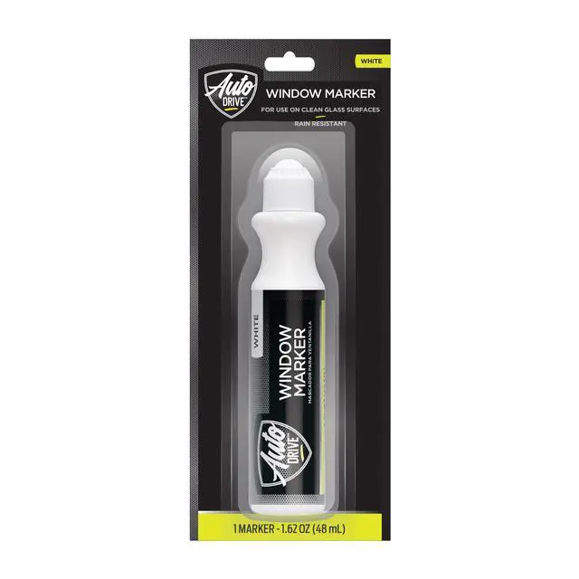 Alt view image 3 of 5 - Auto Drive White Automotive Window Marker, Weather-Resistant, Easy Cleanup
