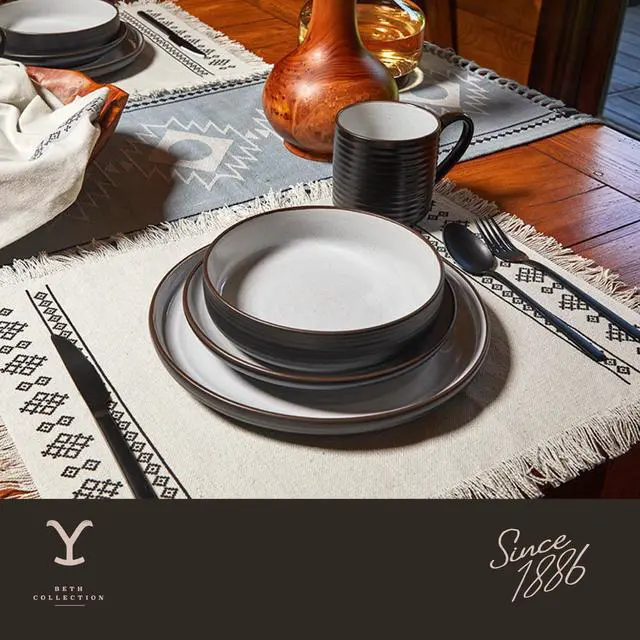 Alt view image 6 of 6 - Yellowstone Beth Round Ceramic Bowl