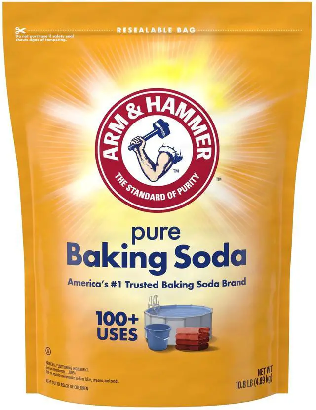 Main image of ARM & HAMMER Pure Multi-Purpose Baking Soda 10.8 lb Bag for Pool, Cleaning, and Deodorizing