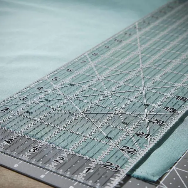 Alt view image 3 of 6 - Fiskars Clear Sewing Ruler & Measuring Tool, 6in x 24in, Single Piece