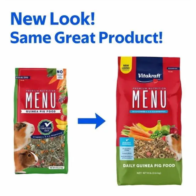 Alt view image 4 of 4 - Vitakraft Menu Premium Guinea Pig Food, 8 lbs.