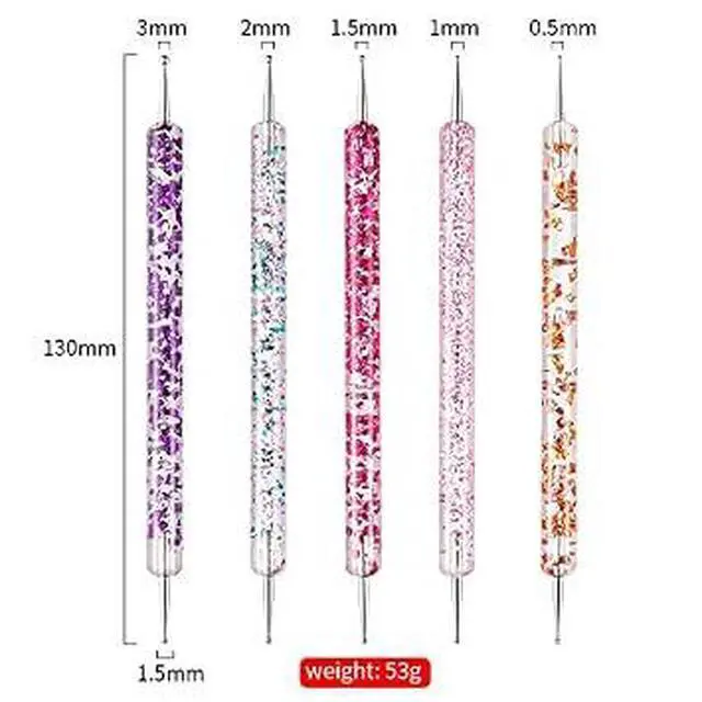 Alt view image 5 of 6 - 20Pcs Professional Nail Art Brushes Set, Multi-Type Fine Liner Flat Oval French Nail Painting Brushes, Premium Fiber Precision Nail Design Tools for DIY Manicure & Salon Nail Art