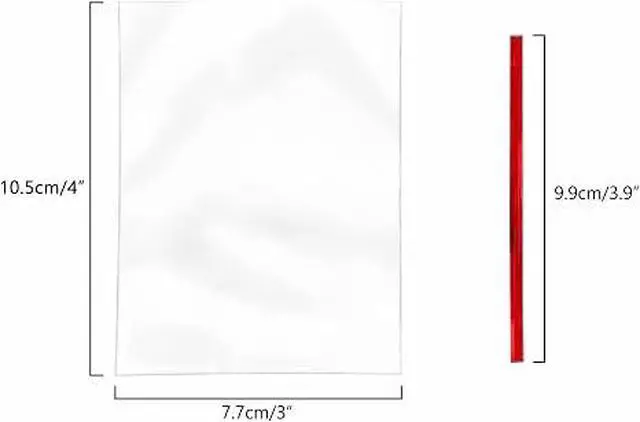 Alt view image 6 of 6 - XLSFPY 100Pcs Clear OPP Cellophane Treat Bags 3x4 Inch, Small Transparent Candy Favor Bags with 100 Colorful Metallic Twist Ties, FoodSafe Plastic Bags for Cake Pop, Lollipop, Cookie, Birthday, Weddi