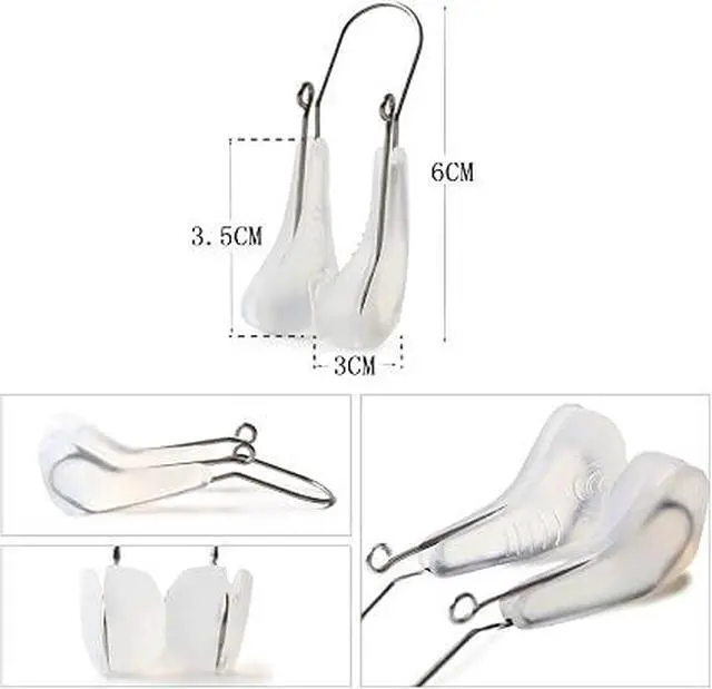 Alt view image 2 of 7 - Nose Shaper Lifter Clip, Safe Painless Nose Straightener Tool, Reusable Nose Bridge Lifting Slimming Corrector for Wide, Flat, Crooked Nose, Nose Reshaping Beauty Tool for Men Women