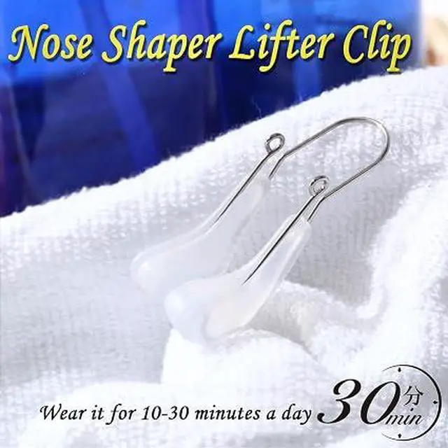 Alt view image 5 of 7 - Nose Shaper Lifter Clip, Safe Painless Nose Straightener Tool, Reusable Nose Bridge Lifting Slimming Corrector for Wide, Flat, Crooked Nose, Nose Reshaping Beauty Tool for Men Women