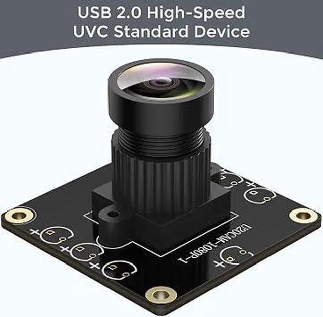 Alt view image 7 of 7 - 130° Wide Angle 1080P USB UVC Camera, Plug & Play Industrial HD Webcam Module for Raspberry Pi Jetson Nano Multi-System Use