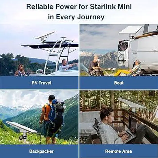 Alt view image 7 of 7 - USBC to DC Female Power Cable for Starlink Mini, 100W PD Adapter Cord with Trigger Chip, Waterproof HeavyDuty Wire for Power Bank Outdoor RV Camping Use