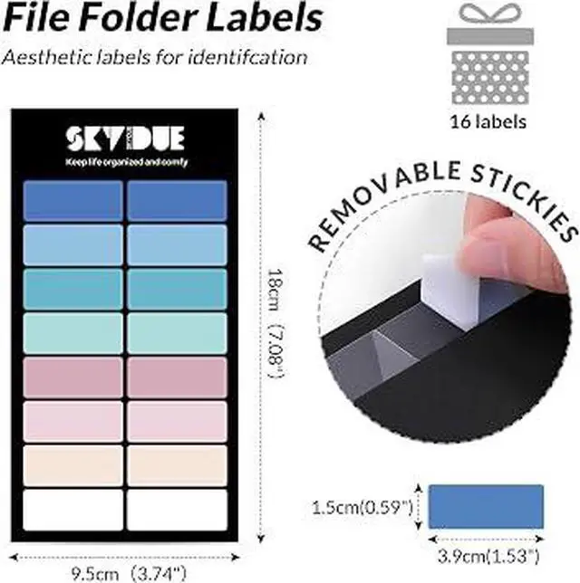 Alt view image 5 of 5 - 1. SKYDUE 8-Pocket Accordion File Folder, Portable A4 Letter Size Document Organizer for School Office Home