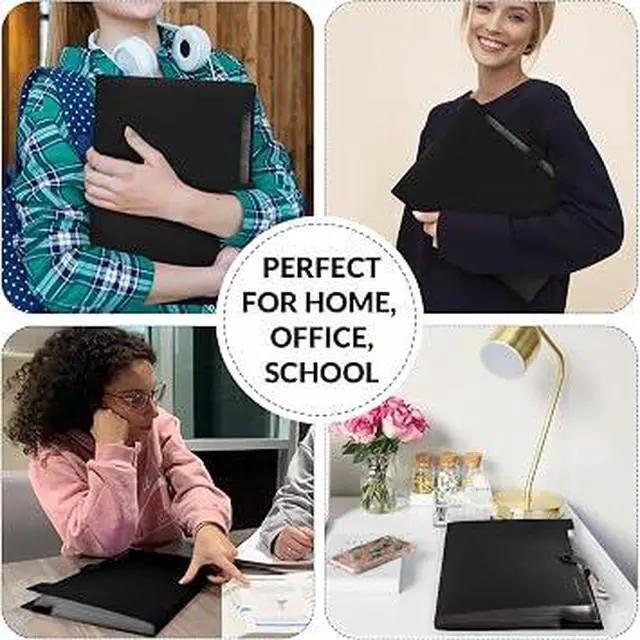 Alt view image 4 of 5 - 1. SKYDUE 8-Pocket Accordion File Folder, Portable A4 Letter Size Document Organizer for School Office Home