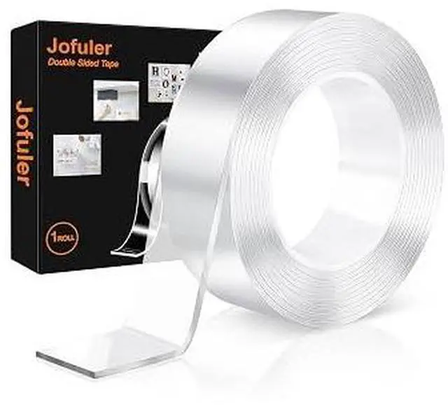Main image of Heavy Duty Removable Double Sided Tape, Washable Reusable No Residue Mounting Tape for Home Decor