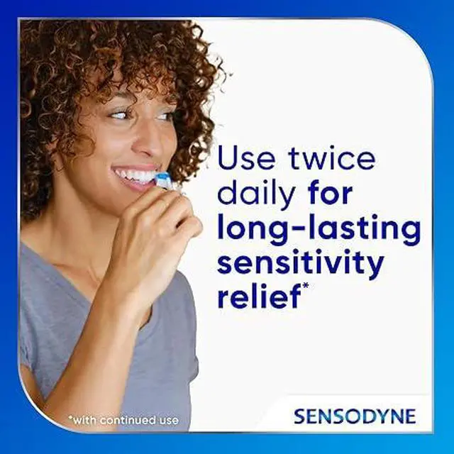 Alt view image 3 of 6 - Sensodyne Sensitive Teeth Toothpaste, 2.7 oz Cavity Protection Fluoride Toothpaste, Mint Fresh