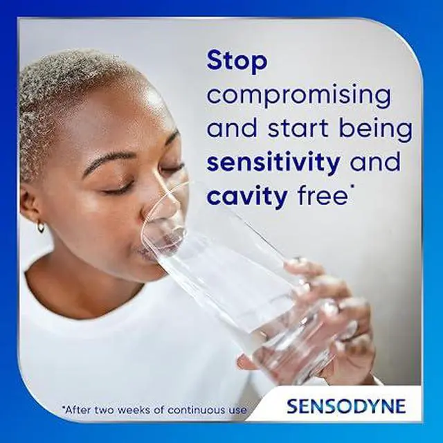 Alt view image 6 of 6 - Sensodyne Sensitive Teeth Toothpaste, 2.7 oz Cavity Protection Fluoride Toothpaste, Mint Fresh