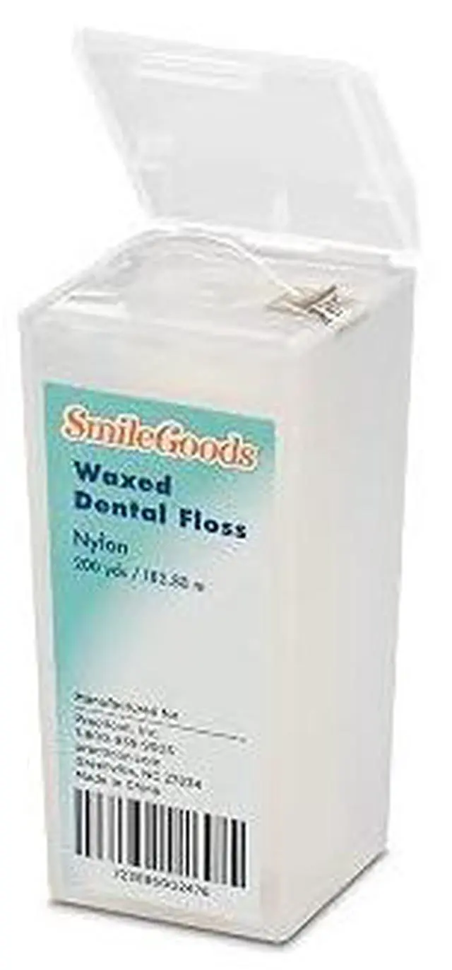 Alt view image 5 of 5 - SmileGoods 200 Yard Unflavored Waxed Dental Floss Refill Spool