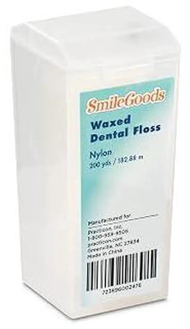 Alt view image 4 of 5 - SmileGoods 200 Yard Unflavored Waxed Dental Floss Refill Spool