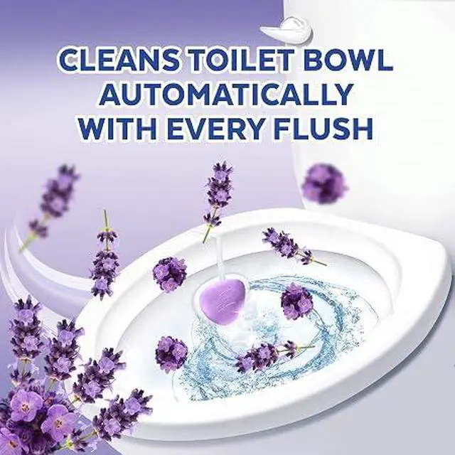 Alt view image 4 of 5 - Lysol Lavender Automatic Toilet Bowl Cleaner, 2 Count, 8 Weeks Fresh Protection