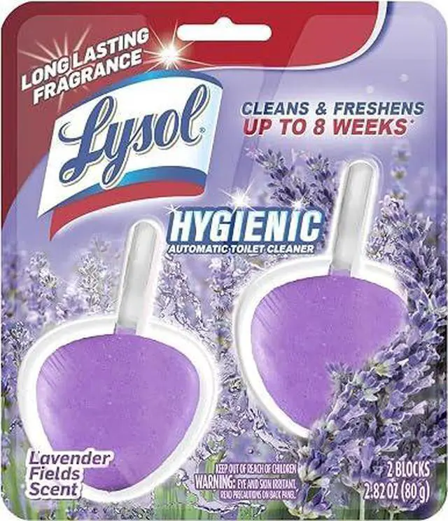 Main image of Lysol Lavender Automatic Toilet Bowl Cleaner, 2 Count, 8 Weeks Fresh Protection