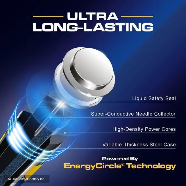 Alt view image 3 of 6 - Allmax AAA 1.5V Maximum Power Alkaline Batteries (12 Count)