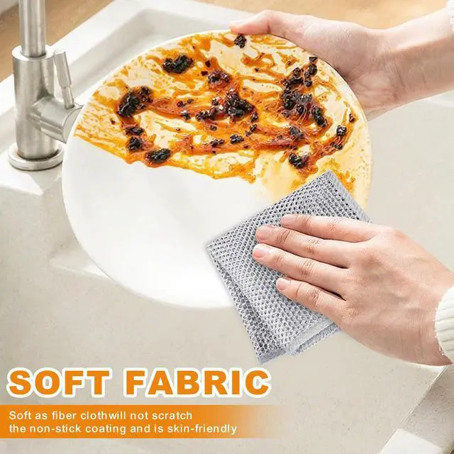 Alt view image 2 of 6 - 12 Pcs 3-Layer Metal Dish Cloth, 7.87" x 7.87"