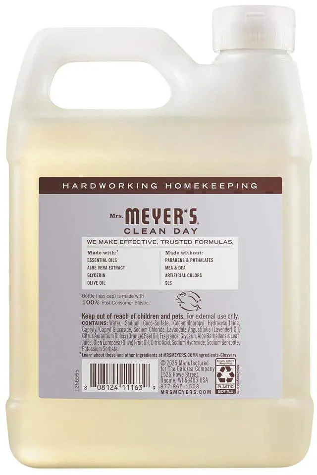 Alt view image 5 of 6 - Mrs. Meyer's Clean Day Hand Soap Refill, Lavender Scent, 33 Fl Oz