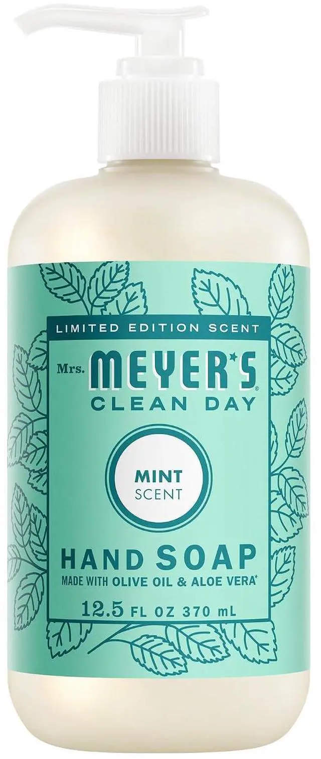 Main image of Mrs. Meyer's Clean Day Hand Soap, 12.5 fl oz, Mint Scent