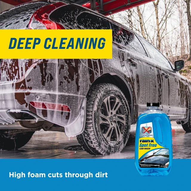 Alt view image 4 of 6 - Rain-X 620073 Car Wash Soap, Deep Cleaning High Foam, Spot Free Shine, No Towel or Hand Drying, 48 fl oz