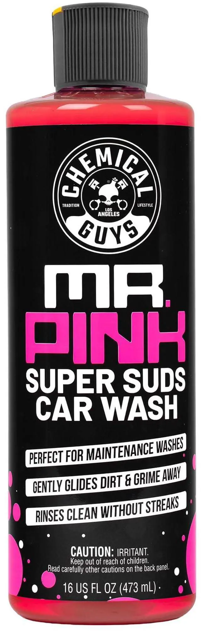 Main image of Chemical Guys Mr. Pink Car Wash Soap 16oz, Foam Cannon & Bucket Wash