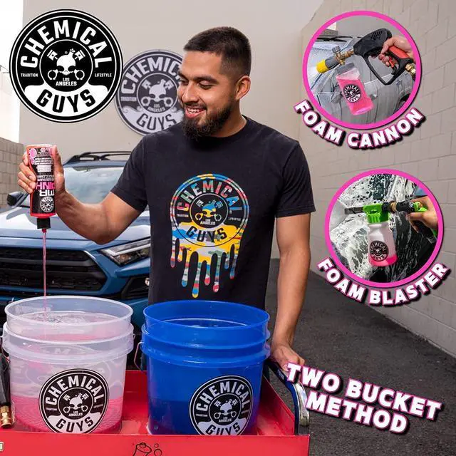 Alt view image 3 of 6 - Chemical Guys Mr. Pink Car Wash Soap 16oz, Foam Cannon & Bucket Wash