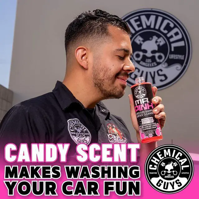 Alt view image 6 of 6 - Chemical Guys Mr. Pink Car Wash Soap 16oz, Foam Cannon & Bucket Wash