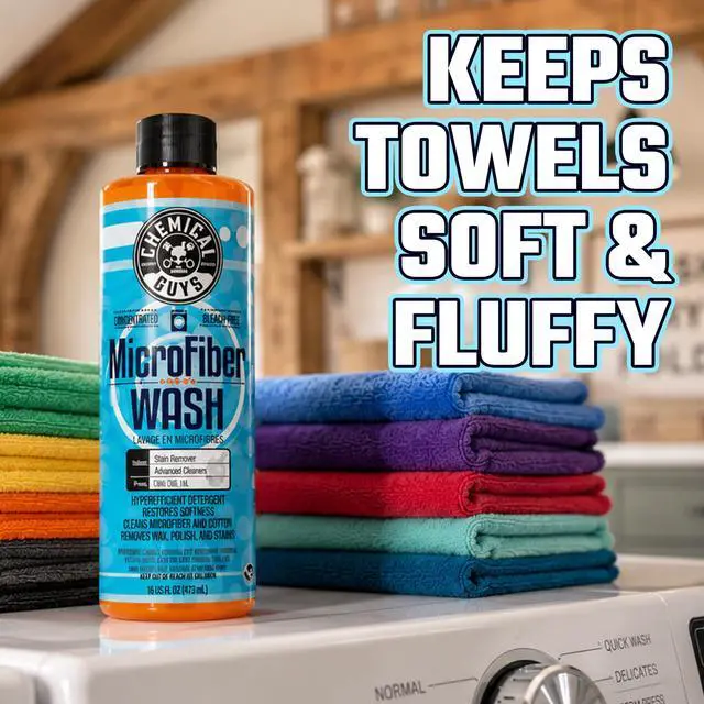 Alt view image 5 of 6 - Chemical Guys Microfiber Wash & Towel Detergent Deep Cleans 16 oz