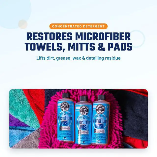 Alt view image 4 of 6 - Chemical Guys Microfiber Wash & Towel Detergent Deep Cleans 16 oz
