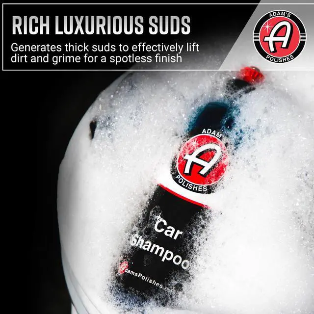 Alt view image 3 of 6 - Adam's Car Shampoo 16oz pH Balanced Biodegradable High Foam Scratch-Free Car Wash Soap for Foam Cannon Spray Gun Bucket Cars Trucks RVs Motorcycles