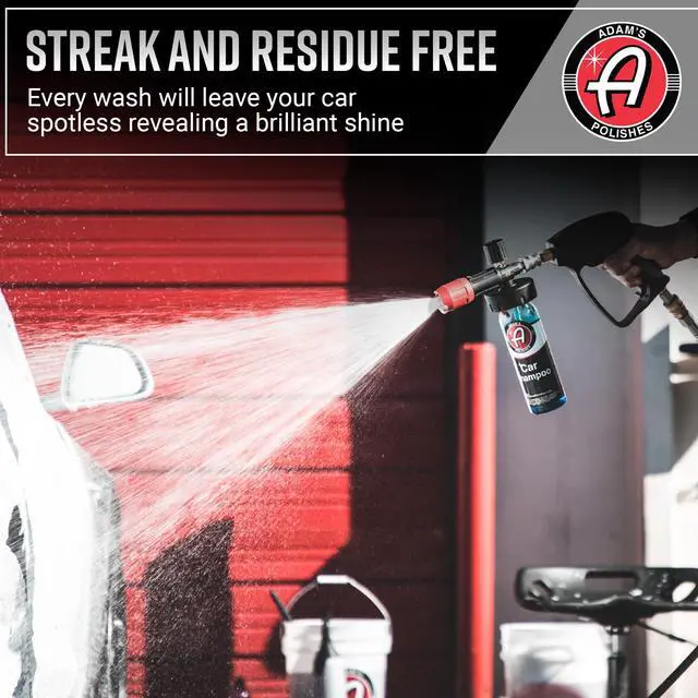 Alt view image 4 of 6 - Adam's Car Shampoo 16oz pH Balanced Biodegradable High Foam Scratch-Free Car Wash Soap for Foam Cannon Spray Gun Bucket Cars Trucks RVs Motorcycles
