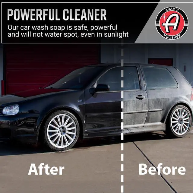 Alt view image 2 of 6 - Adam's Car Shampoo 16oz pH Balanced Biodegradable High Foam Scratch-Free Car Wash Soap for Foam Cannon Spray Gun Bucket Cars Trucks RVs Motorcycles