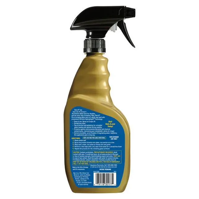 Alt view image 3 of 6 - Rain-X 630177SRP Cerami-X Glass Cleaner + Water Repellent, 23oz