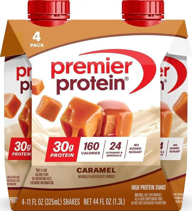 Main image of Premier Protein 30g High Protein Shake, Caramel, 4 Pack