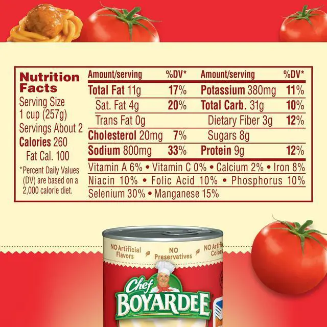 Alt view image 5 of 6 - Chef Boyardee Spaghetti and Meatballs 14.5Oz Cans Pack of 4