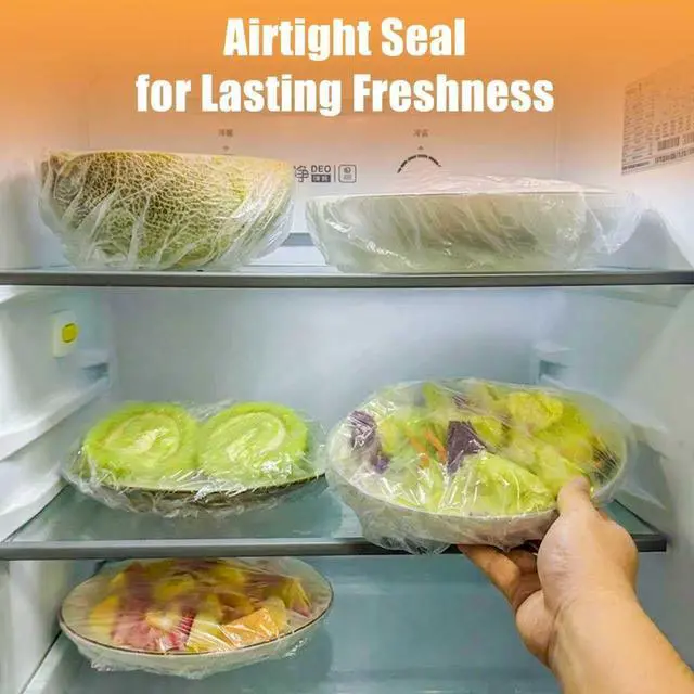 Alt view image 5 of 6 - Plastic Bowl Covers for Sourdough Bread Proofing, Food Covers, Shower Caps