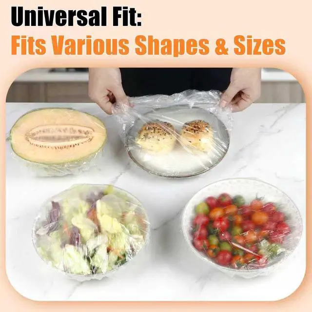 Alt view image 4 of 6 - Plastic Bowl Covers for Sourdough Bread Proofing, Food Covers, Shower Caps