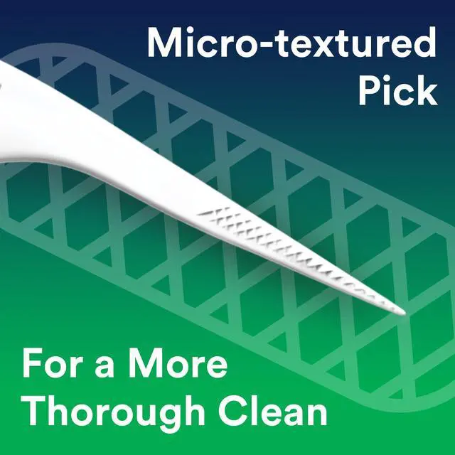 Alt view image 5 of 6 - DenTek Floss Picks Advanced Clean Plaque Remover 90 Count